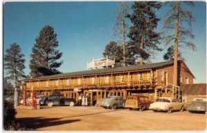 Bryce Canyon Lodge RUBY'S INN Roadside Gas Station Pumps Utah 1950s Postcard