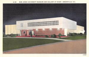 GREENVILLE, SC South Carolina   BOB JONES UNIVERSITY~Museum   c1940's Postcard
