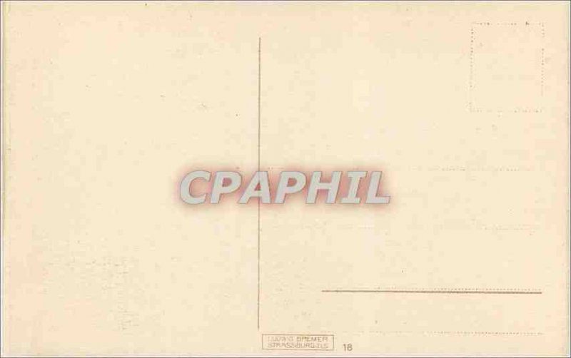 Old Postcard Strassburg Evang Garnisonskirche