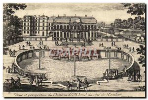 Old Postcard St Cloud sight and perspective of the Chateau of the stairs Appr...