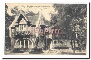 Paris Old Postcard Bois de Boulogne Le Pre Catelan The farm