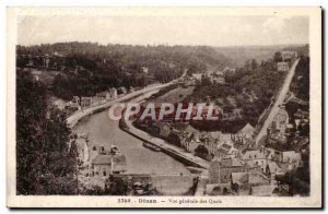 Dinan Old Postcard General view of the docks