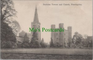 Huntingdonshire Postcard - Huntingdon, Buckden Towers and Church  RS36930