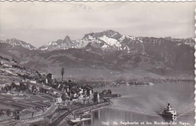 Switzerland St Saphorin et les Rocher de Naye  Photo