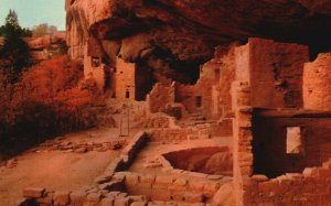 Colorado, Spruce Tree Ruin, Park Headquarter, Mesa Verde National Park, Postcard