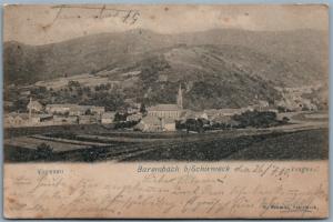 VOGESEN FRANCE 1900 UNDIVIDED ANTIQUE POSTCARD BAREMBACH b/SCHIRMECK