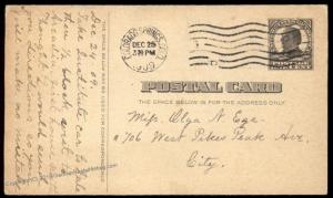 USA 1909 COLORADO SPRINGS Red Cross TB WX5 PPC House Photo 88041