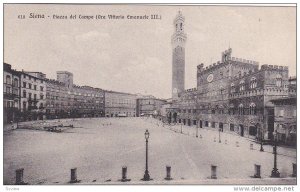 Piazza Del Campo (Ora Vittorio Emanuele III), SIENA (Tuscany), Italy, 1900-1910s