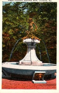 Kentucky Louisville Cherokee Park Hogan Fountain