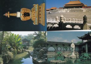 Taihe Chinese China Palace Museum Diamonds Zhan Garden Moucou Lake 4x Postcard s