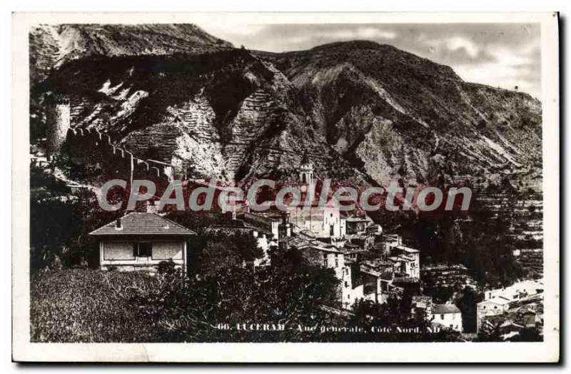 Postcard Old Luceram Vue Generale