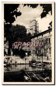 Old Postcard Narbonne Moulins de Paris Cathedral and St Just