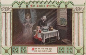 Give Us This Day Our Daily Bread Antique Philco Religious Postcard