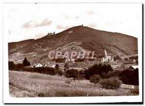 Modern Postcard Ribeauville town and three castles