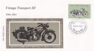 550cc Triumph Motorcycle New Zealand Bike Benham First Day Cover