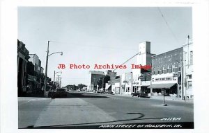 IA, Holstein, Iowa, RPPC, Main Street, Business Section, LL Cook Photo No M119M