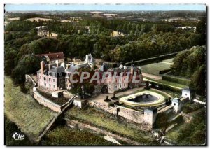 Postcard Modern Lanvellec Aerial view Chateau Rosanbo