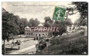 Old Postcard Forges les Eaux Etalissement Therma Tennis