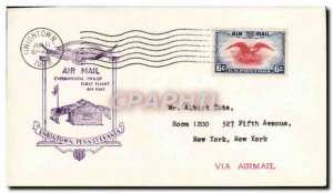 Letter USA 1st flight Uniontown June 11, 1939