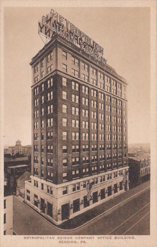 Pennsylvania Reading Metropolitan Edison Company Office Building