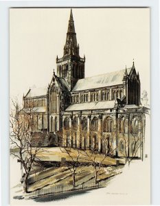 Postcard Glasgow Cathedral By Tom Marshall, Glasgow, Scotland