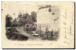 Old Postcard Beaune Bastions of Chateau St.