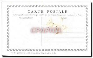 Postcard Old Advertisement Fancy Chocolate Vinay Cache Cache game Lancret