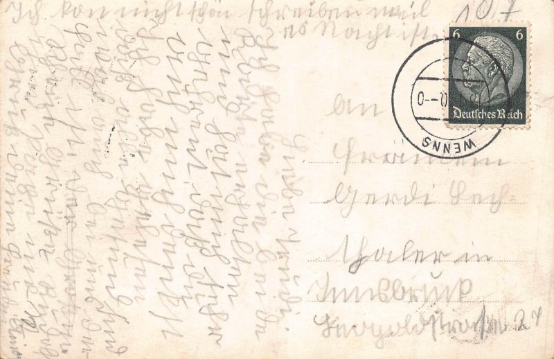 Austria 1944 Wenns Pitztal Tirol Mountain vintage postcard
