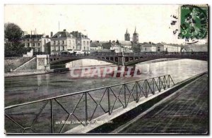 Melun - The Iron Bridge - Old Postcard