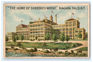 Home of Shredded Wheat Natural Food Co Niagara Falls New York NY Postcard (HI13)