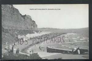 Isle of Wight Postcard - Hope Bathing Beach, Shanklin    RS16072