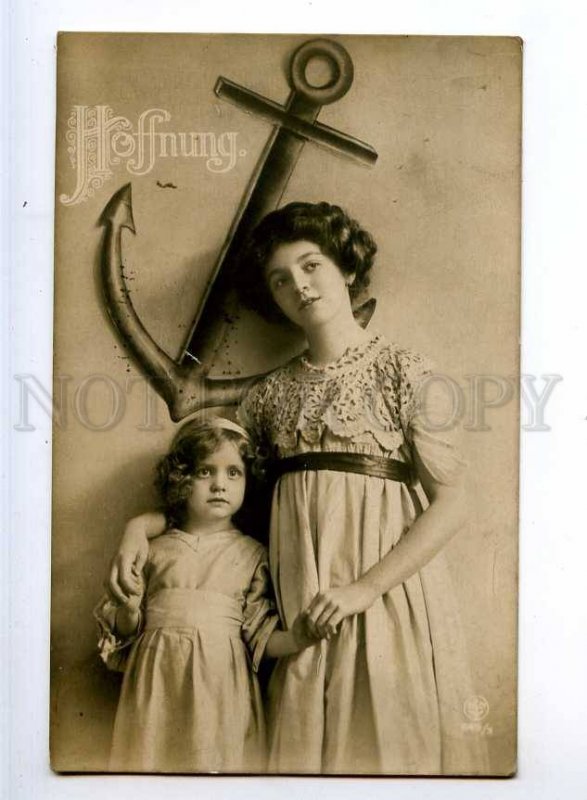 244074 Hoffnung Girl Lady BELLE Hope Vintage PHOTO 1913 y RPPC