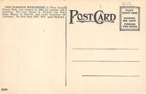 Pingree Monuments West Grand Circus Park  - Detroit, Michigan MI  