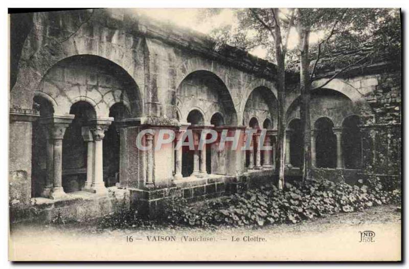 Old Postcard Vaison Le Cloitre