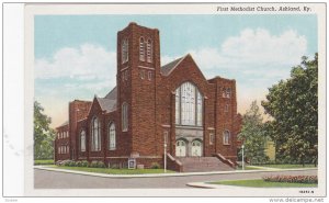 ASHLAND, Kentucky, 1930-1940's; First Methodist Church