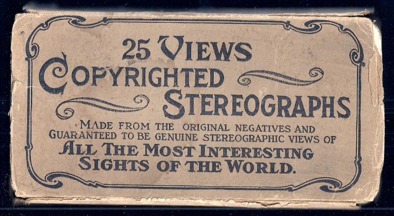 STEREOGRAPH CARDS (24) Worldwide Views w/Original Sleeve