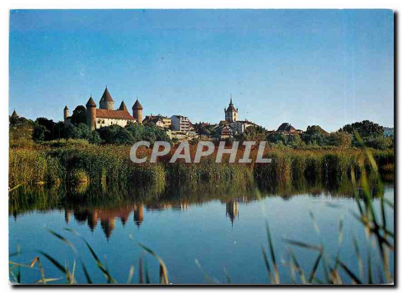 Postcard Modern Estavayer Lake Lake View