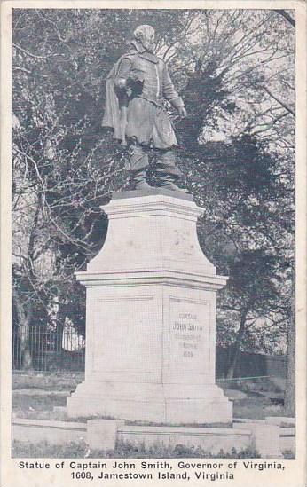 Virginia Jamestown Island Statue Of Captain John Smith Governor Of Virginia