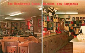 Postcard New Hampshire Meredith Needlework Corner 1960s Hannau Robinson 23-3319