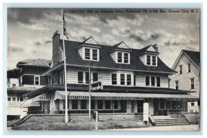 c1940's Plymouth Inn Atlantic Ave. Between 7th & 8th Sts Ocean City NJ Postcard 