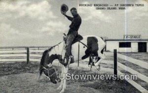 Bucking Broncho, Jerome's Tepee in Grand Island, Nebraska