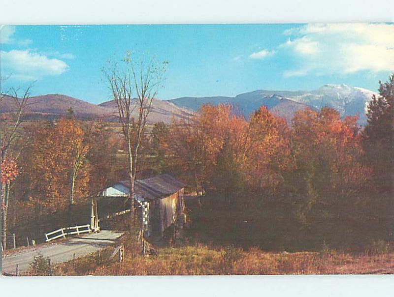 Unused Pre-1980 COVERED BRIDGE Mount Mansfield - Stowe Vermont VT H7543