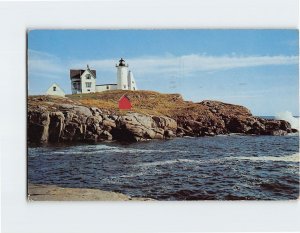 Postcard Famous Nubble Light, York, Maine