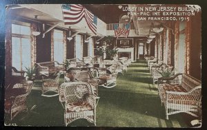 Vintage Postcard 1915 NJ Building, Pan-Pac International Expo, San Francisco, CA