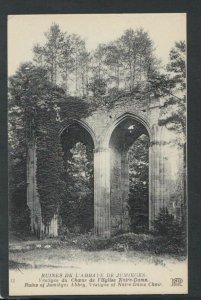 France Postcard - Ruins of Jumieges Abbey, Vestiges of Notre-Dame Choir T3836