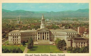 USA City and County Building Denver Colorado Vintage Postcard 07.72 