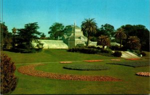 Conservatory Golden Gate Park San Francisco California CA UNP Chrome Postcard B3