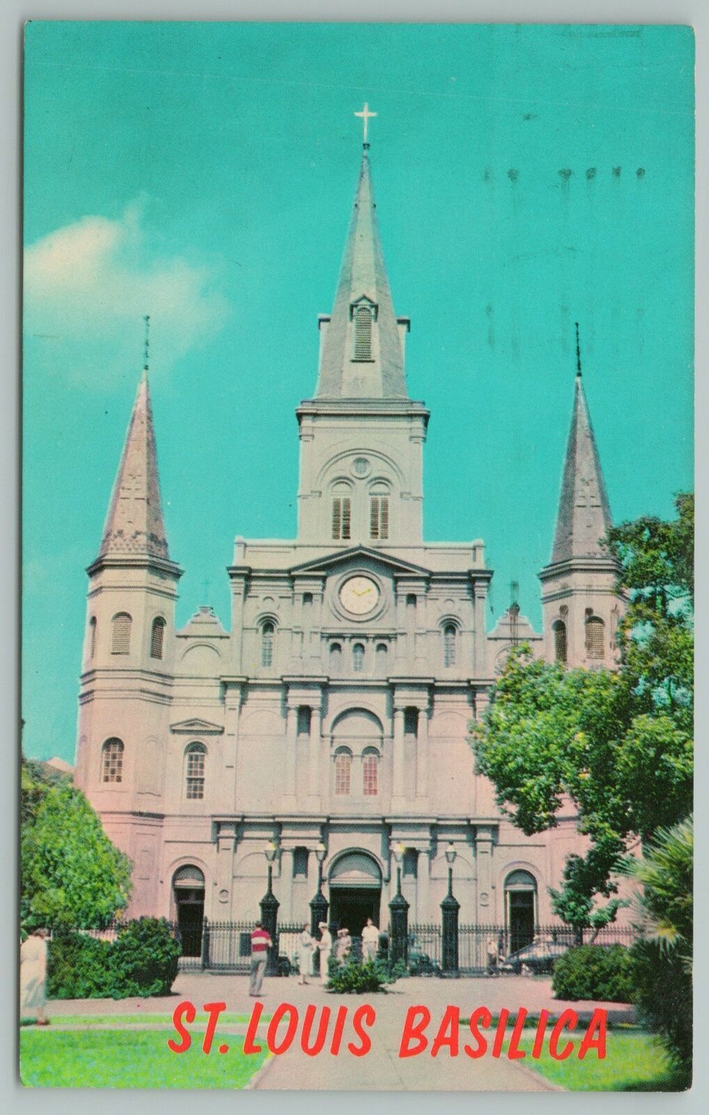 St Louis MissouriBasilicaMost Noted LandmarksVintage Postcard