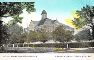 Newton Kansas High School Vintage Postcard AA44432