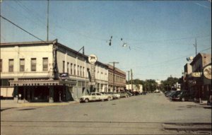 Lovelock Nevada NV Classic 1950s Cars Taxi Cab Vintage Postcard